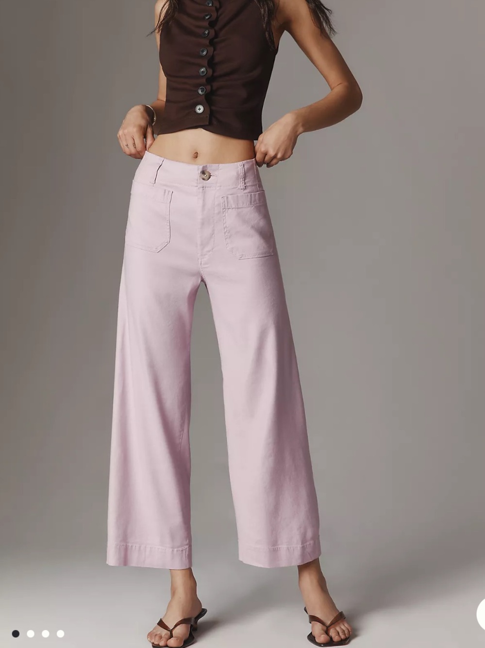 Maeve Colette Linen Blend Pants size 18W